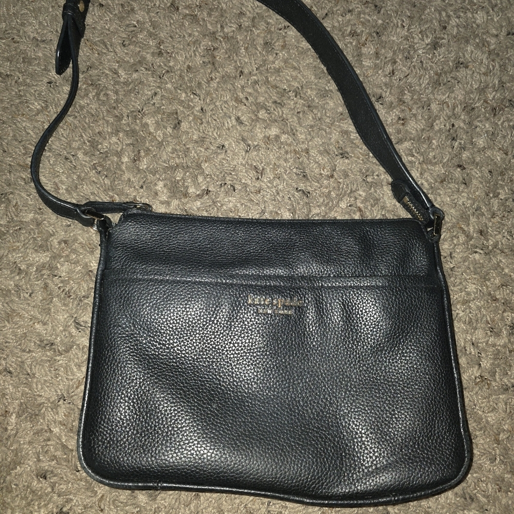 Kate Spade Black Leather Crossbody Bag